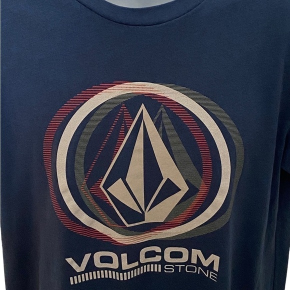 VOLCOM Stone Skate Surf Snow Logo Tee Shirt Men L Large - Picture 2 of 6